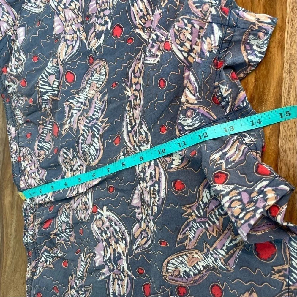 Club California Mens Swim Trunks two‎ pairs sz L Abstract Fish Vacation Ocean